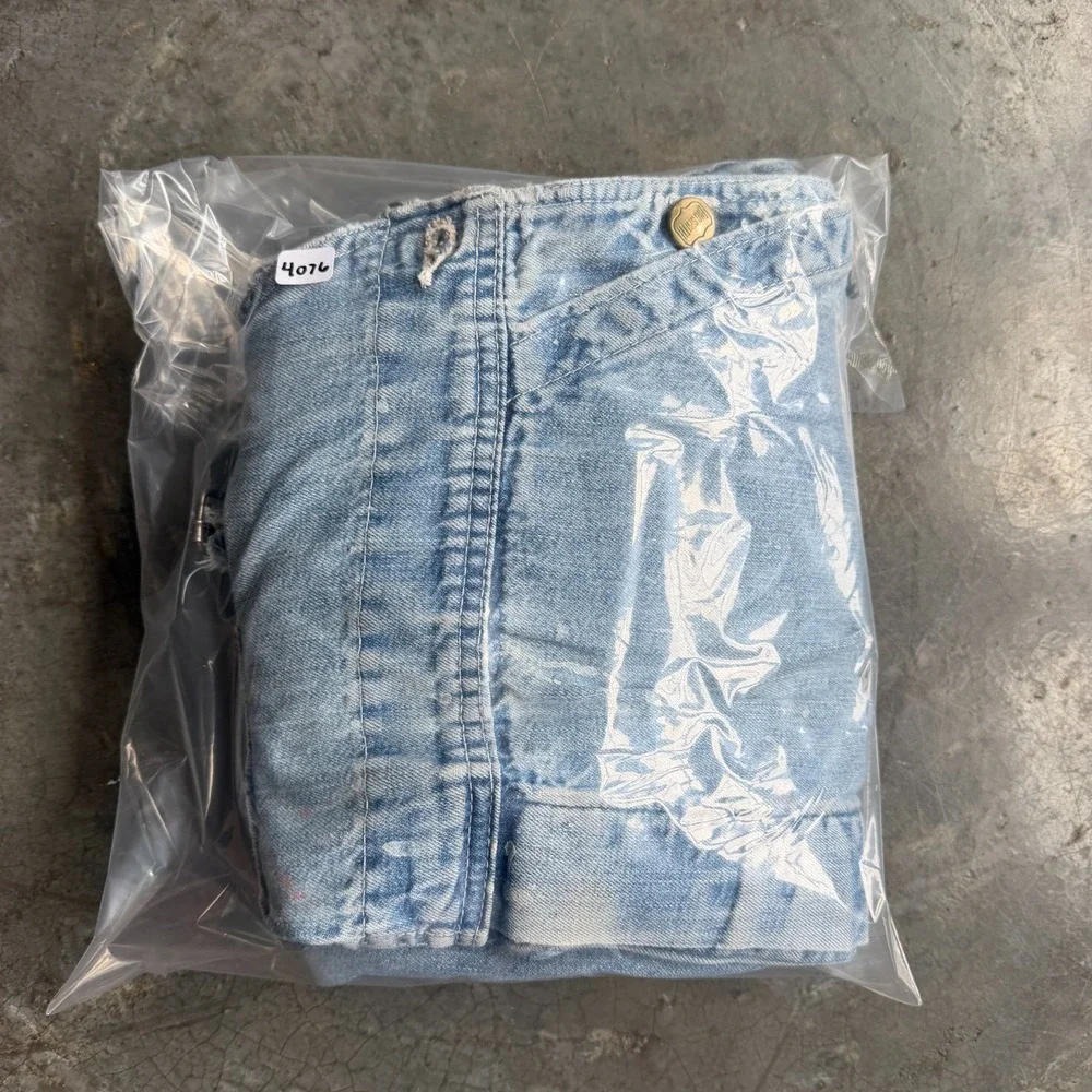 Vintage 50s 60s Big Smith Sanforized Denim Overalls Workwear True VTG Mens 34x29